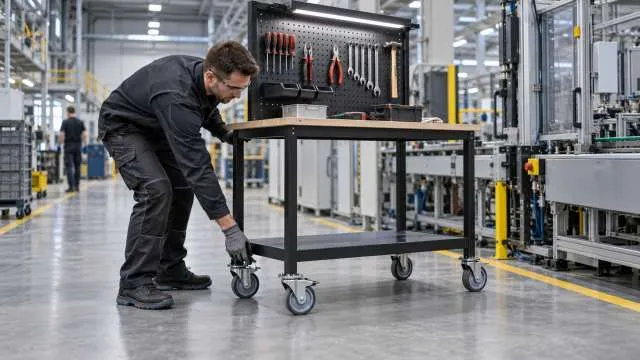 Czym różnią się stałe, mechaniczne i elektrycznie regulowane stoły warsztatowe?