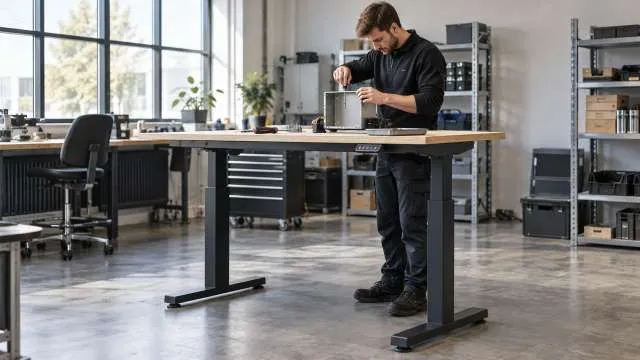 Na czym polega działanie elektrycznie podnoszonych stołów warsztatowych?